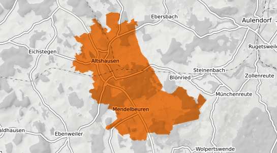 Mietspiegelkarte Altshausen