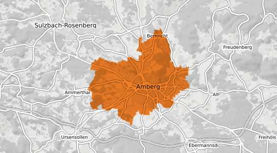 Mietspiegelkarte Amberg b. Buchloe