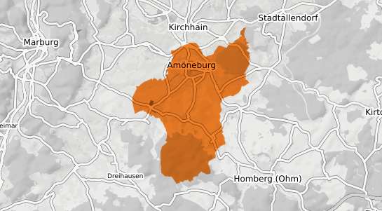 Mietspiegelkarte Amöneburg