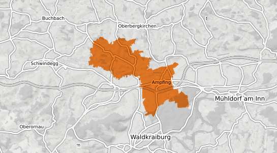 Mietspiegelkarte Ampfing