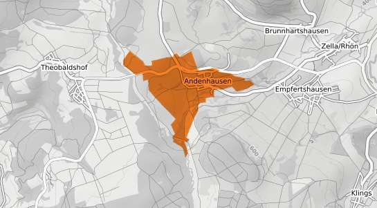 Mietspiegelkarte Andenhausen