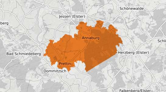 Mietspiegelkarte Annaburg Sachsen-Anhalt