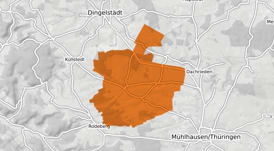Mietspiegelkarte Anrode Thueringen