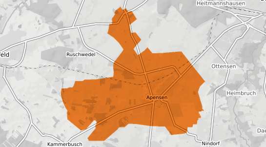 Mietspiegelkarte Apensen
