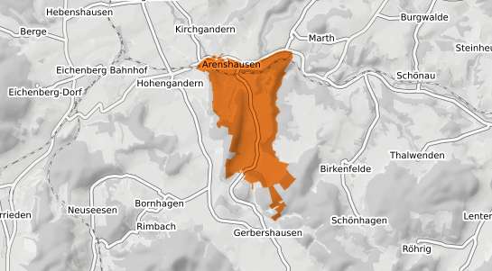 Mietspiegelkarte Arenshausen