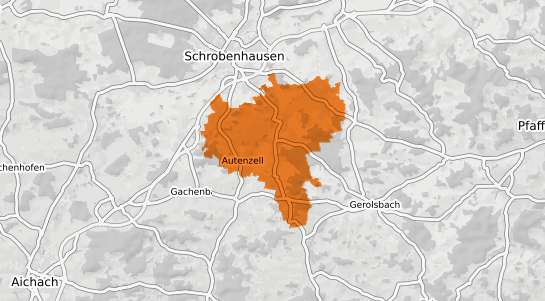 Mietspiegelkarte Aresing Oberbayern