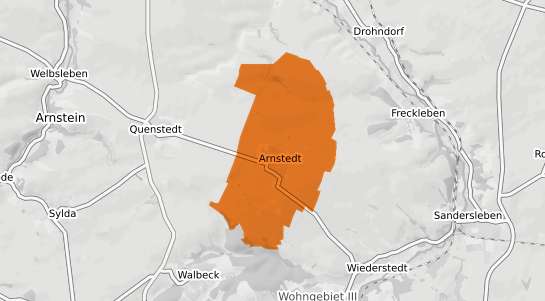 Mietspiegelkarte Arnstedt