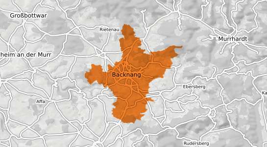 Mietspiegelkarte Backnang