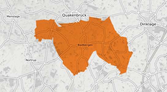 Mietspiegelkarte Badbergen