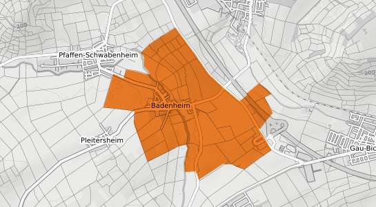 Mietspiegelkarte Badenheim
