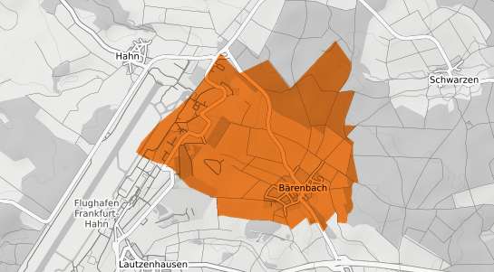 Mietspiegelkarte Baerenbach Wuerttemberg