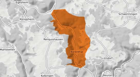 Mietspiegelkarte Baerenthal Hohenzollern
