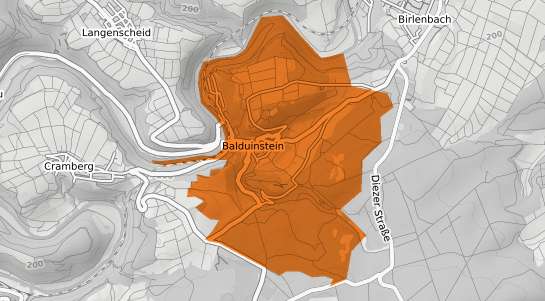 Mietspiegelkarte Balduinstein