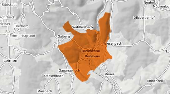 Mietspiegelkarte Bammental