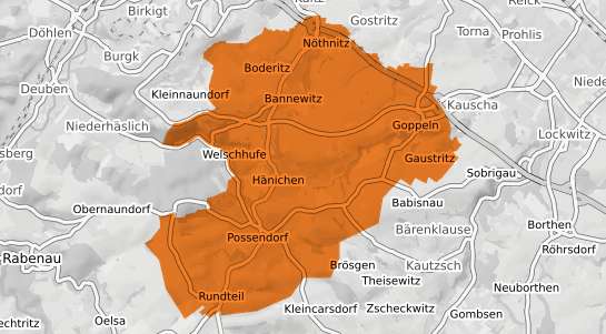 Mietspiegelkarte Bannewitz