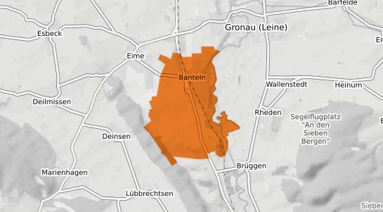 Mietspiegelkarte Banteln