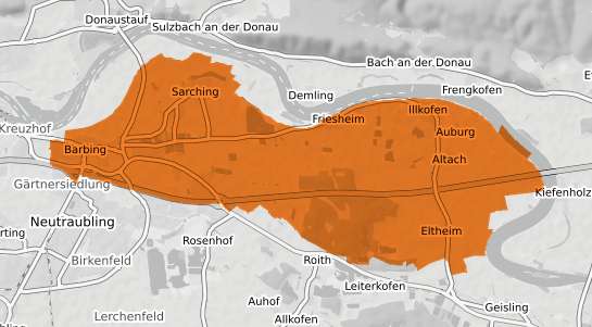 Mietspiegelkarte Barbing
