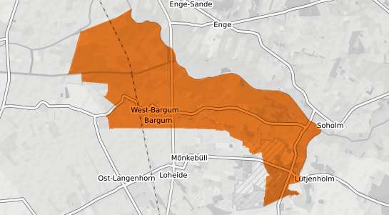 Mietspiegelkarte Bargum