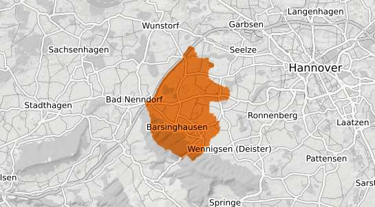 Mietspiegelkarte Barsinghausen