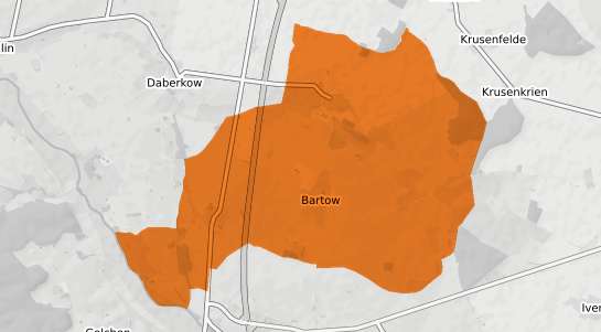 Mietspiegelkarte Bartow