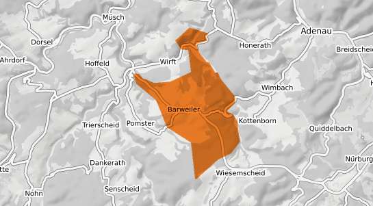 Mietspiegelkarte Barweiler