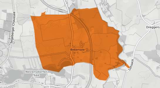 Mietspiegelkarte Bebensee