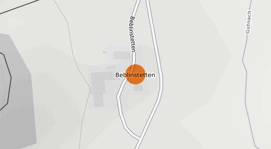 Mietspiegelkarte Beblinstetten