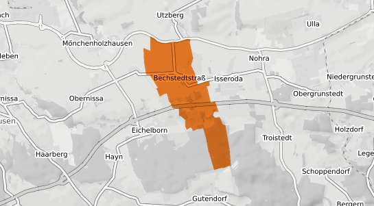 Mietspiegelkarte Bechstedtstrass