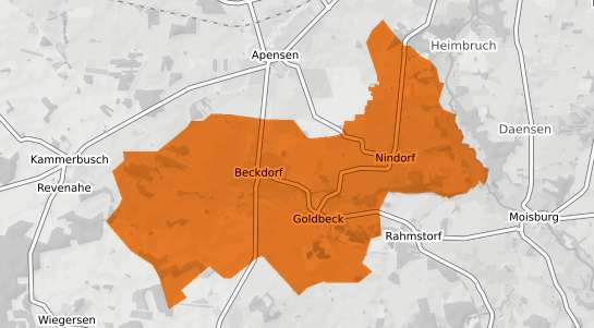 Mietspiegelkarte Beckdorf