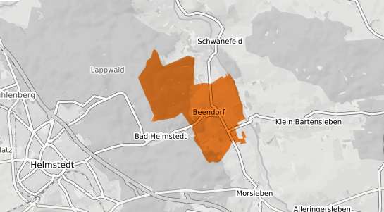 Mietspiegelkarte Beendorf b. Haldensleben