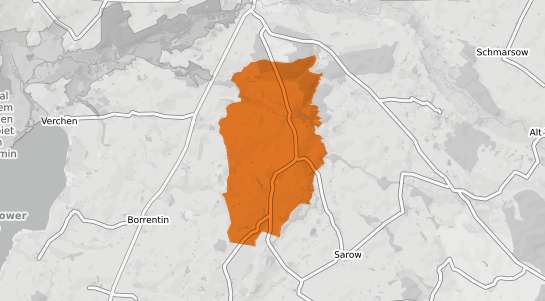 Mietspiegelkarte Beggerow