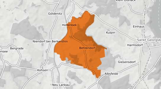 Mietspiegelkarte Behlendorf