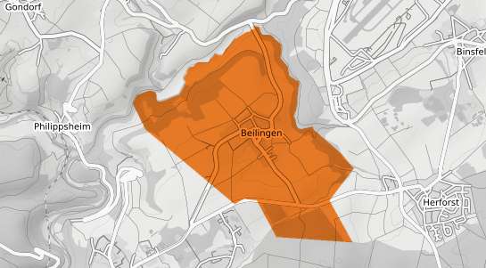 Mietspiegelkarte Beilingen