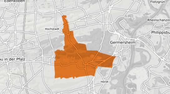Mietspiegelkarte Bellheim