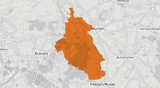 Mietspiegelkarte Bennewitz b. Wurzen