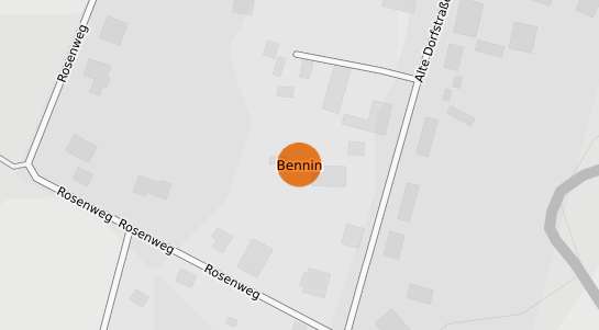 Mietspiegelkarte Bennin