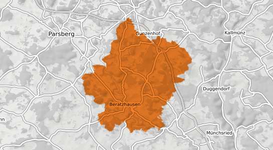 Mietspiegelkarte Beratzhausen