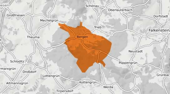 Mietspiegelkarte Bergen (Dumme)