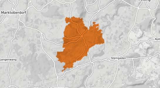 Mietspiegelkarte Bernbeuren