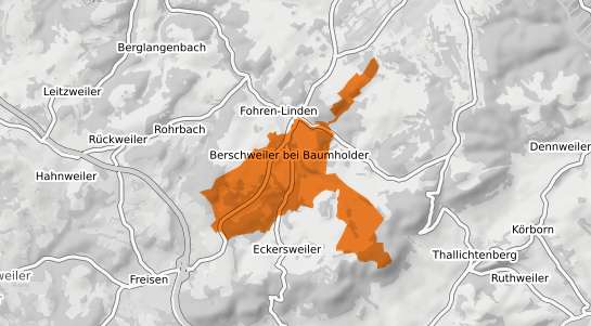 Mietspiegelkarte Berschweiler b. Baumholder