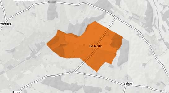 Mietspiegelkarte Beseritz
