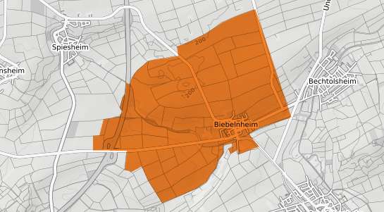 Mietspiegelkarte Biebelnheim