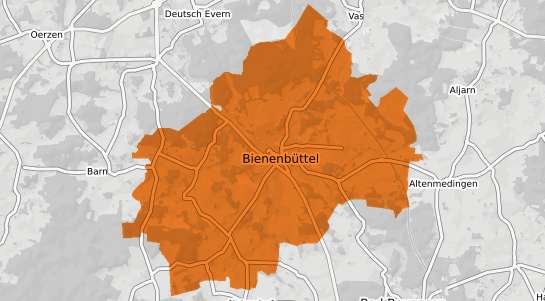 Mietspiegelkarte Bienenb&uuml;ttel