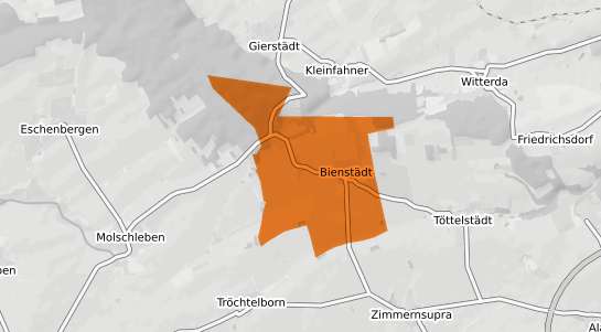 Mietspiegelkarte Bienstaedt