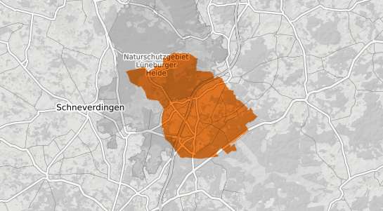 Mietspiegelkarte Bispingen