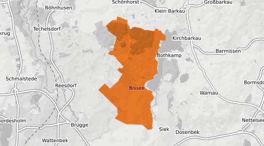 Mietspiegelkarte Bissee
