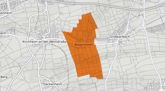 Mietspiegelkarte Bissersheim
