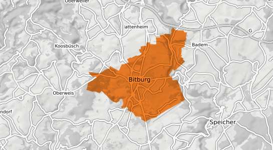 Mietspiegelkarte Bitburg