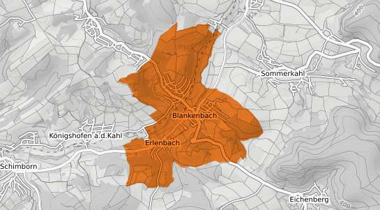 Mietspiegelkarte Blankenbach Unterfranken