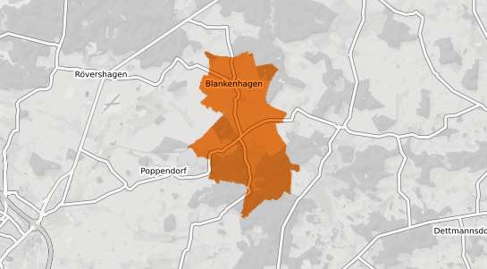 Mietspiegelkarte Blankenhagen b. Roevershagen